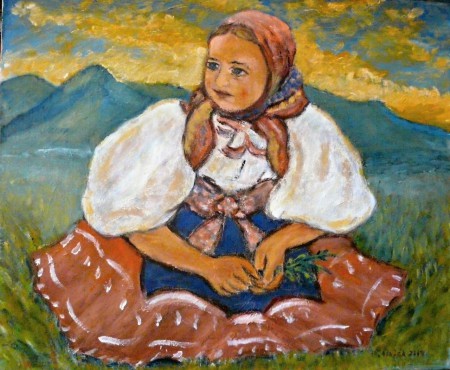 Dievčatko z Važca-námet Hála